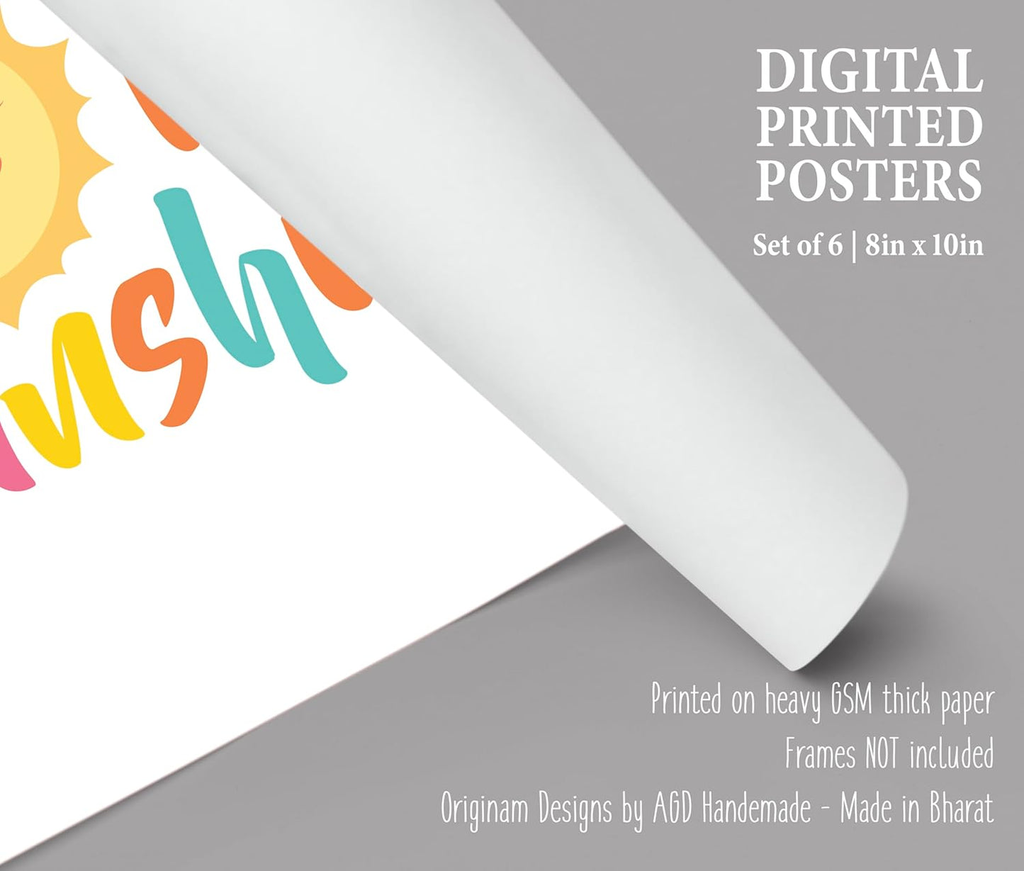 Kids Quotes Wall Posters | Set of 6