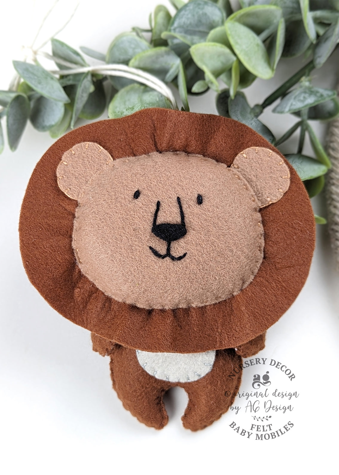 Cute Lion Hanging Toy Charm