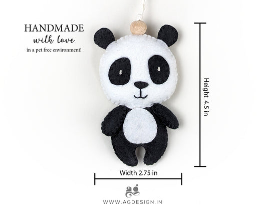 Cute Panda Hanging Toy Charm