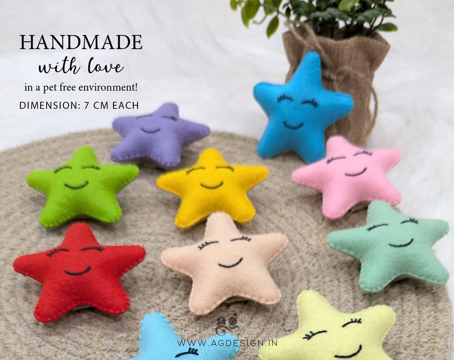 Star Brooches | Set of 10