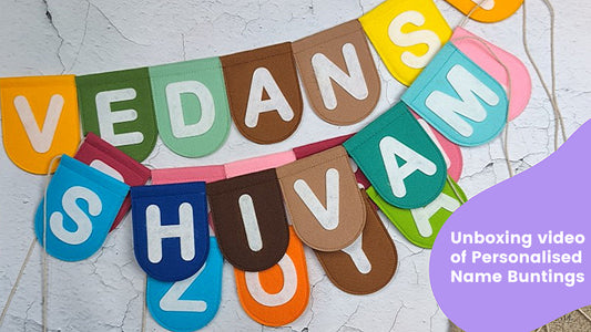 Personalized name garland by AGD Handmade