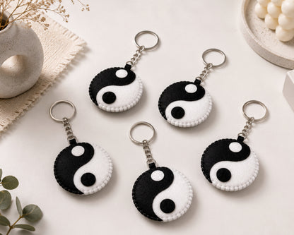 Yin Yang Keychain | Set of 5
