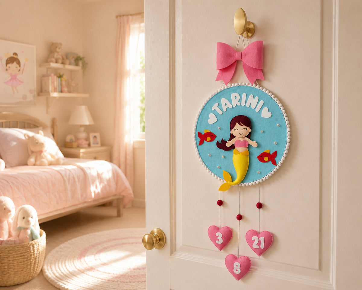 Mermaid Name Plate | 10 in