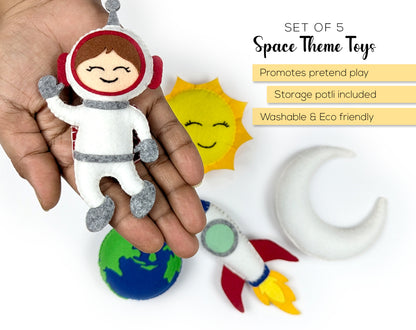 Astronaut Play Toy | Set of 5