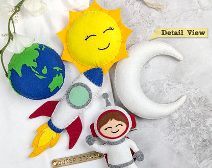 Astronaut Play Toy | Set of 5