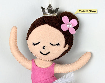 Ballerina Hanging Doll