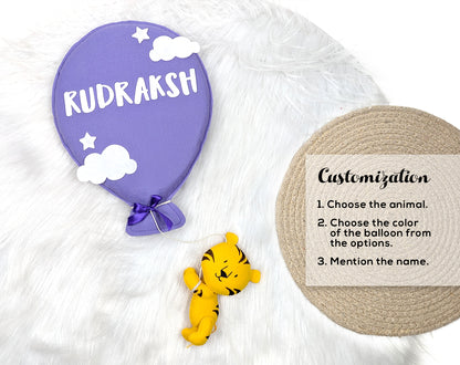 Ballon with Animal Name Hanging (Max 10 letters)