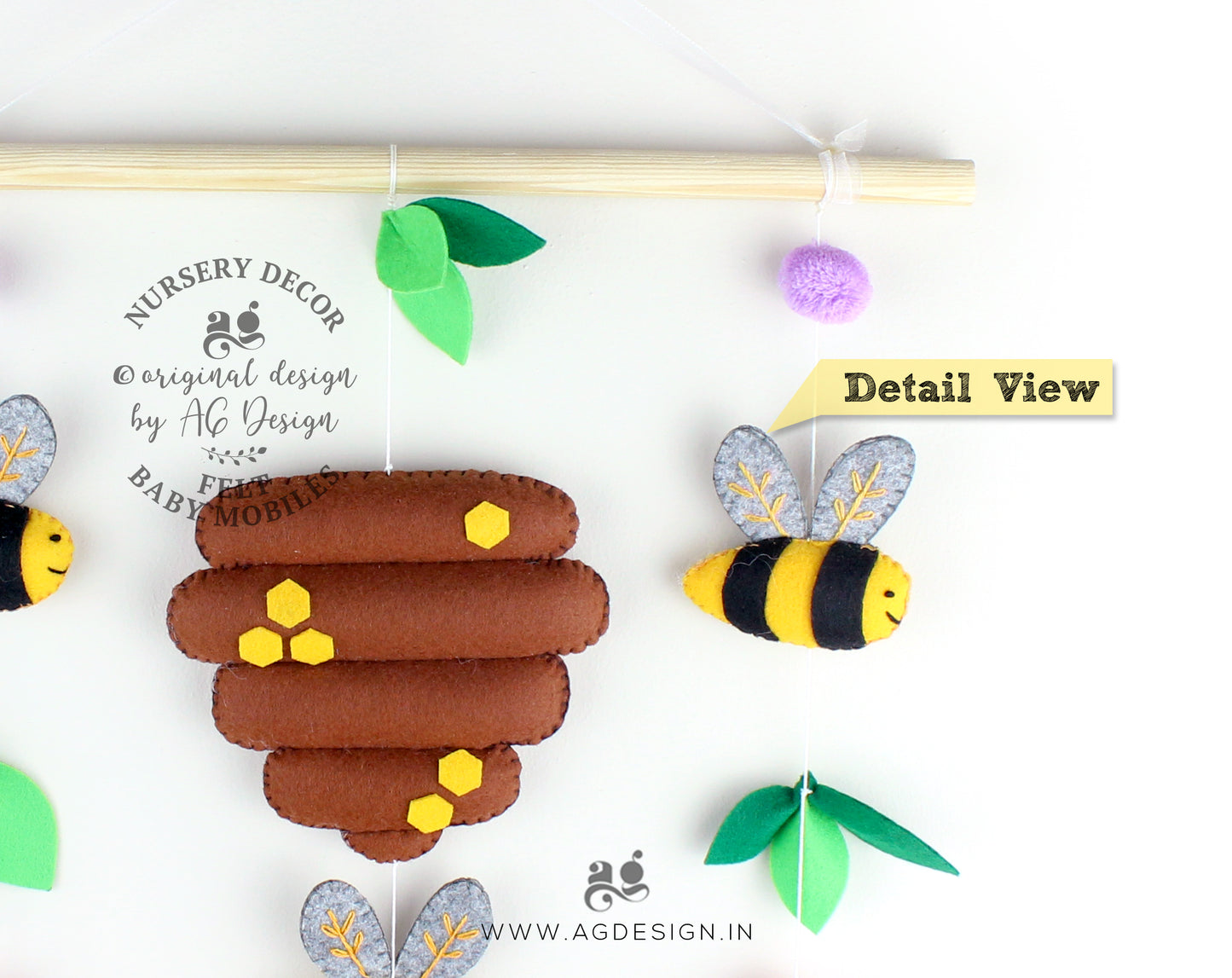 Honey Bee Wall Hanging