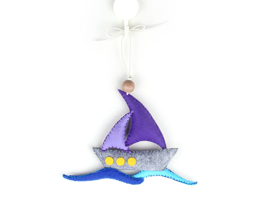 Boat Hanging Toy Ornament