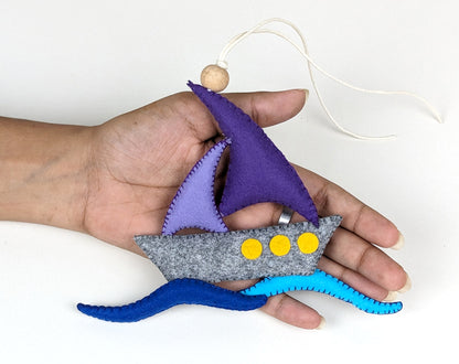 Boat Hanging Toy Ornament