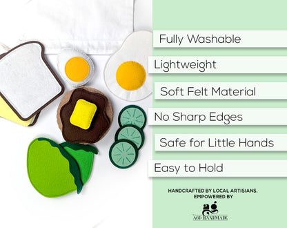 Breakfast Set, Set of 13 with Potli