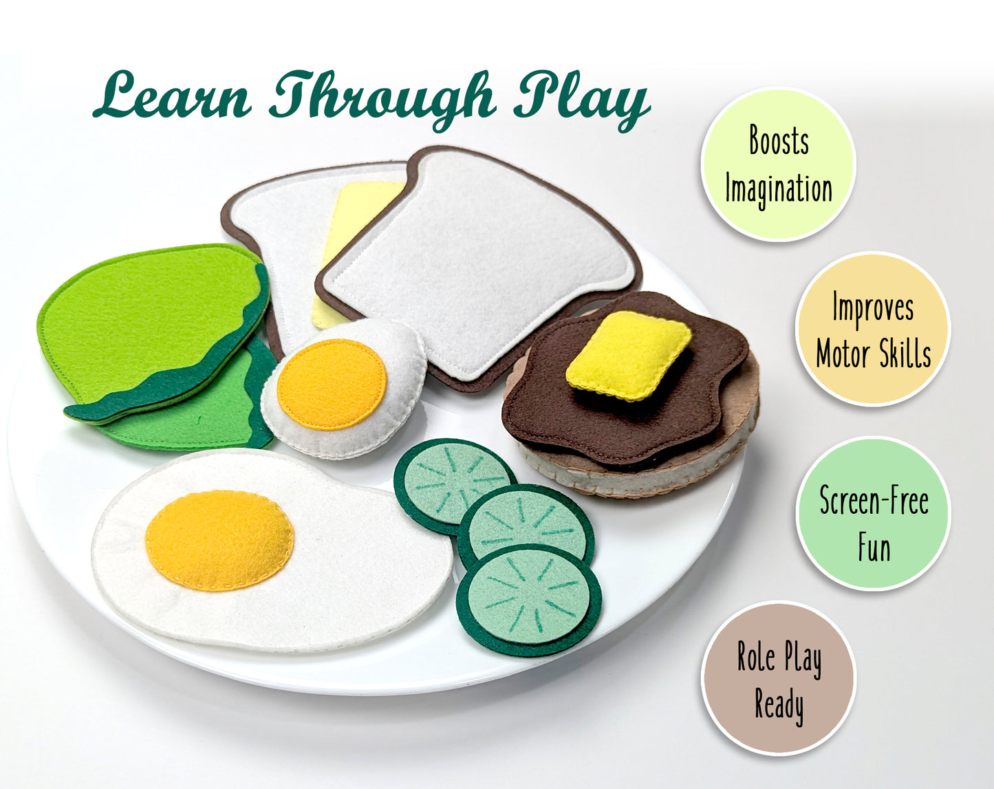 Breakfast Set, Set of 13 with Potli