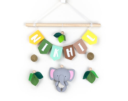 Animal Name Wall Hanging