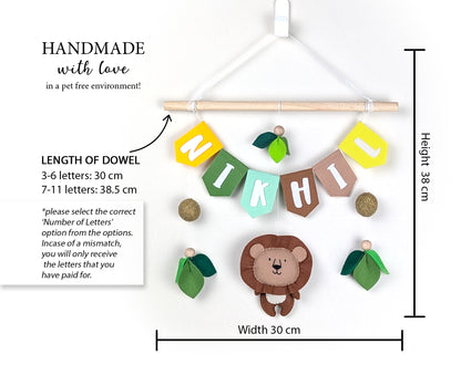 Animal Name Wall Hanging