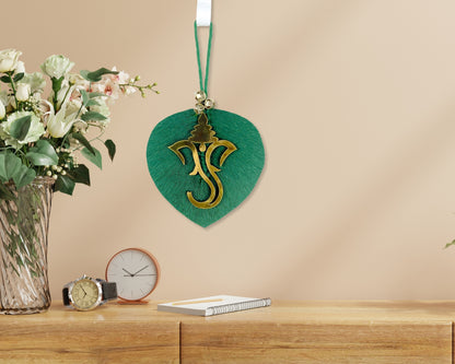 Ganesh Ji on Macrame Leaf