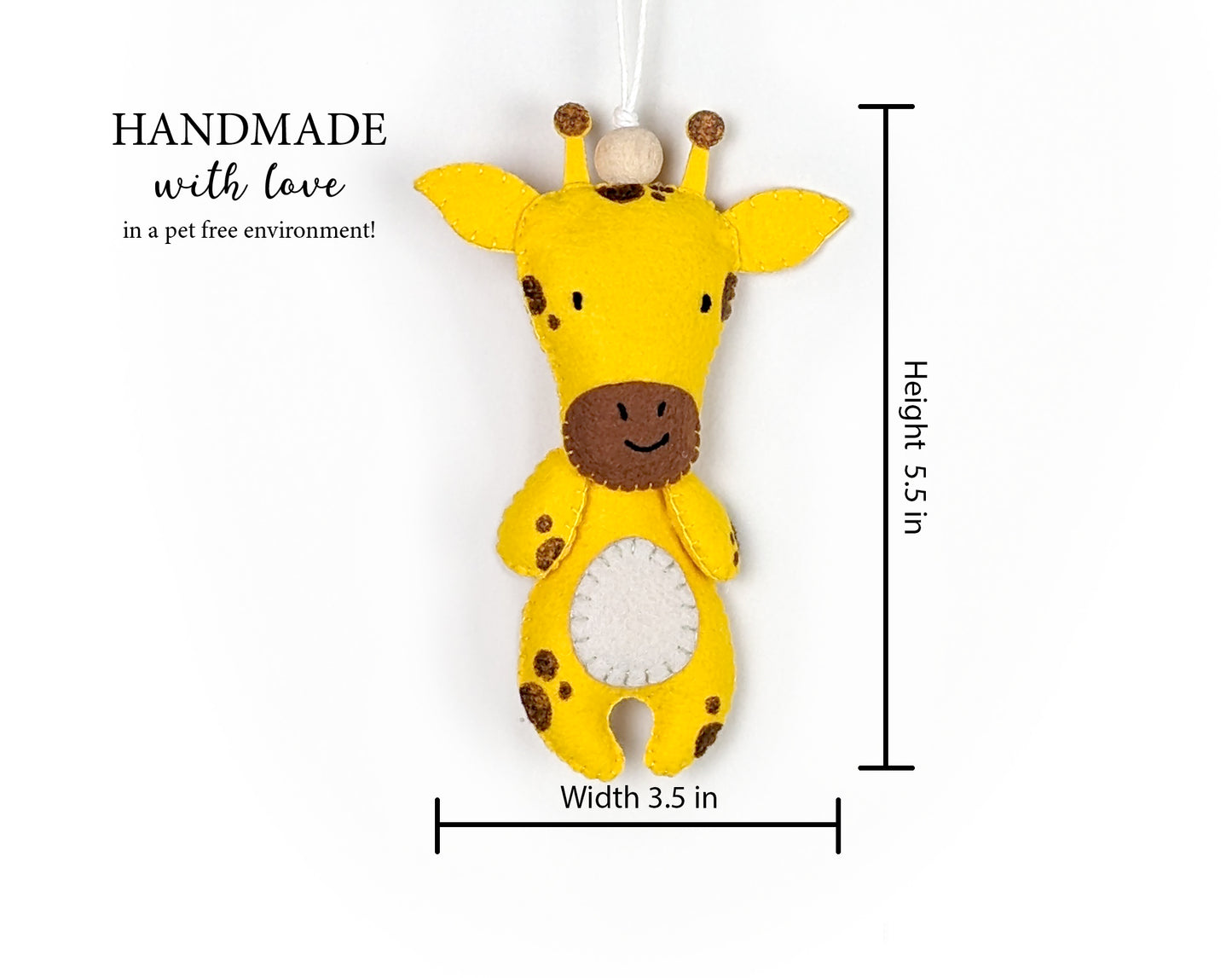Cute Giraffe Hanging Toy Charm