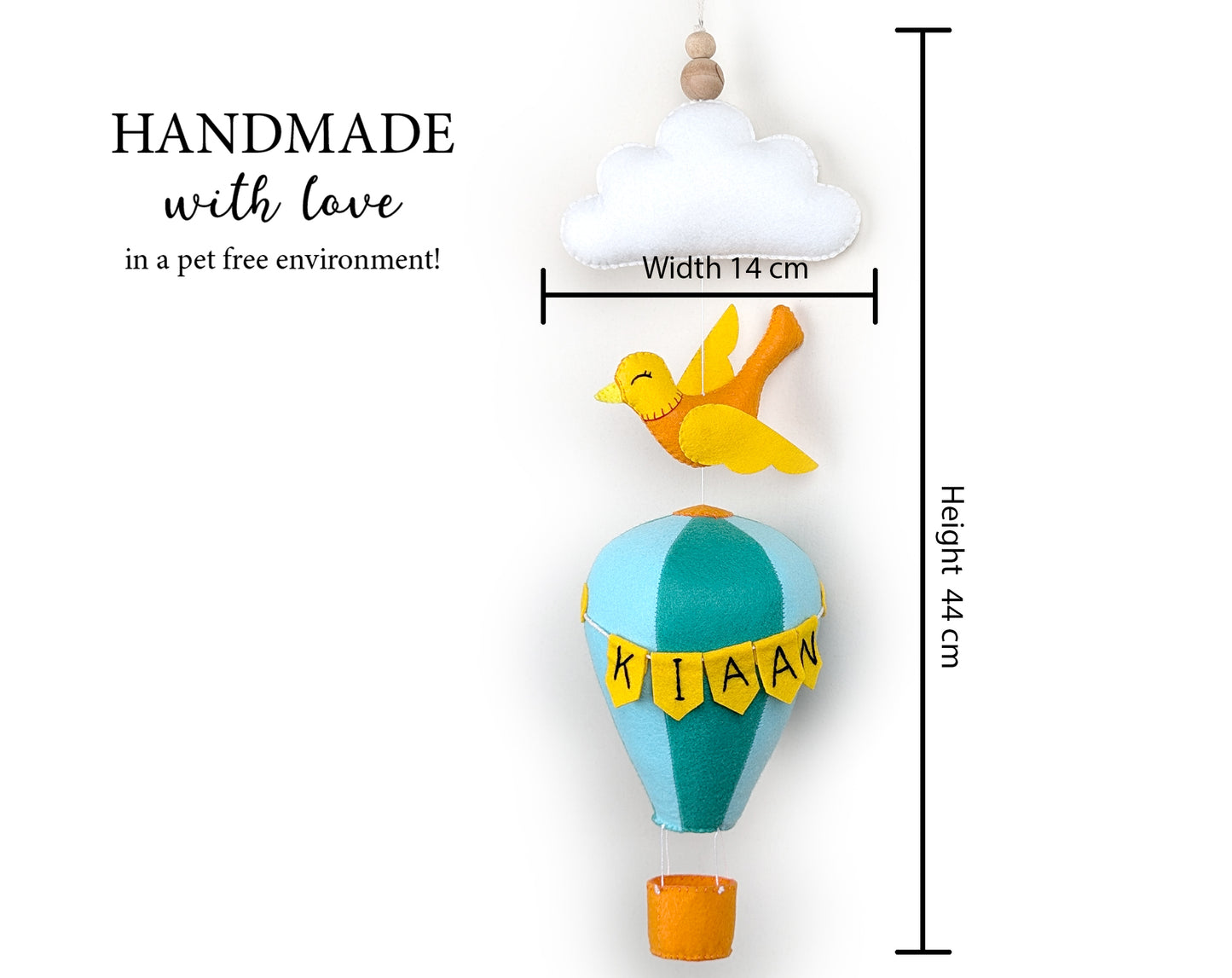 Hotair Ballon Name Hanging