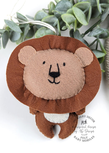Cute Lion Hanging Toy Charm