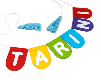 Personalized Rainbow Name Bunting