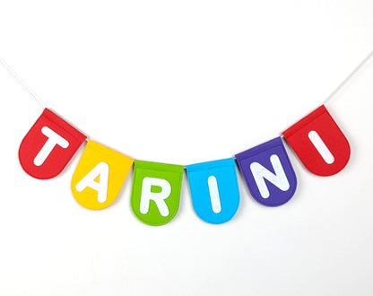 Personalized Rainbow Name Bunting