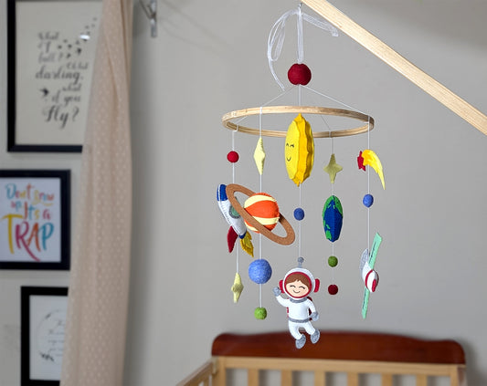 Astronaut Space Cot Mobile