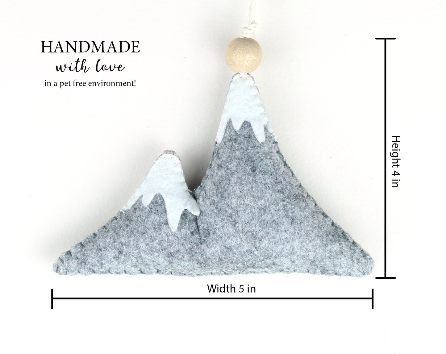 Snow Mountain Hanging Toy Ornament