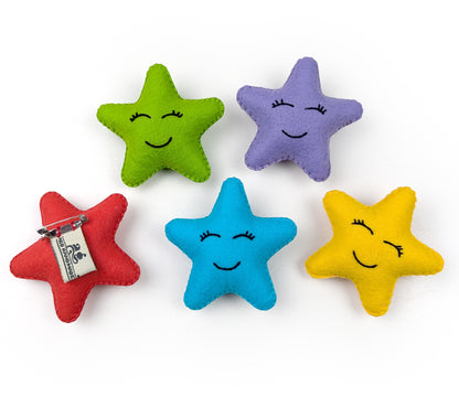 Bright Star Brooches | Set of 5