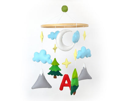 Starry Night Monogram Mobile