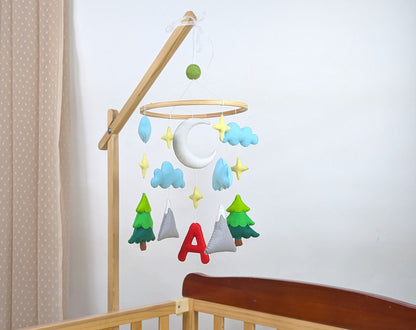 Starry Night Monogram Mobile