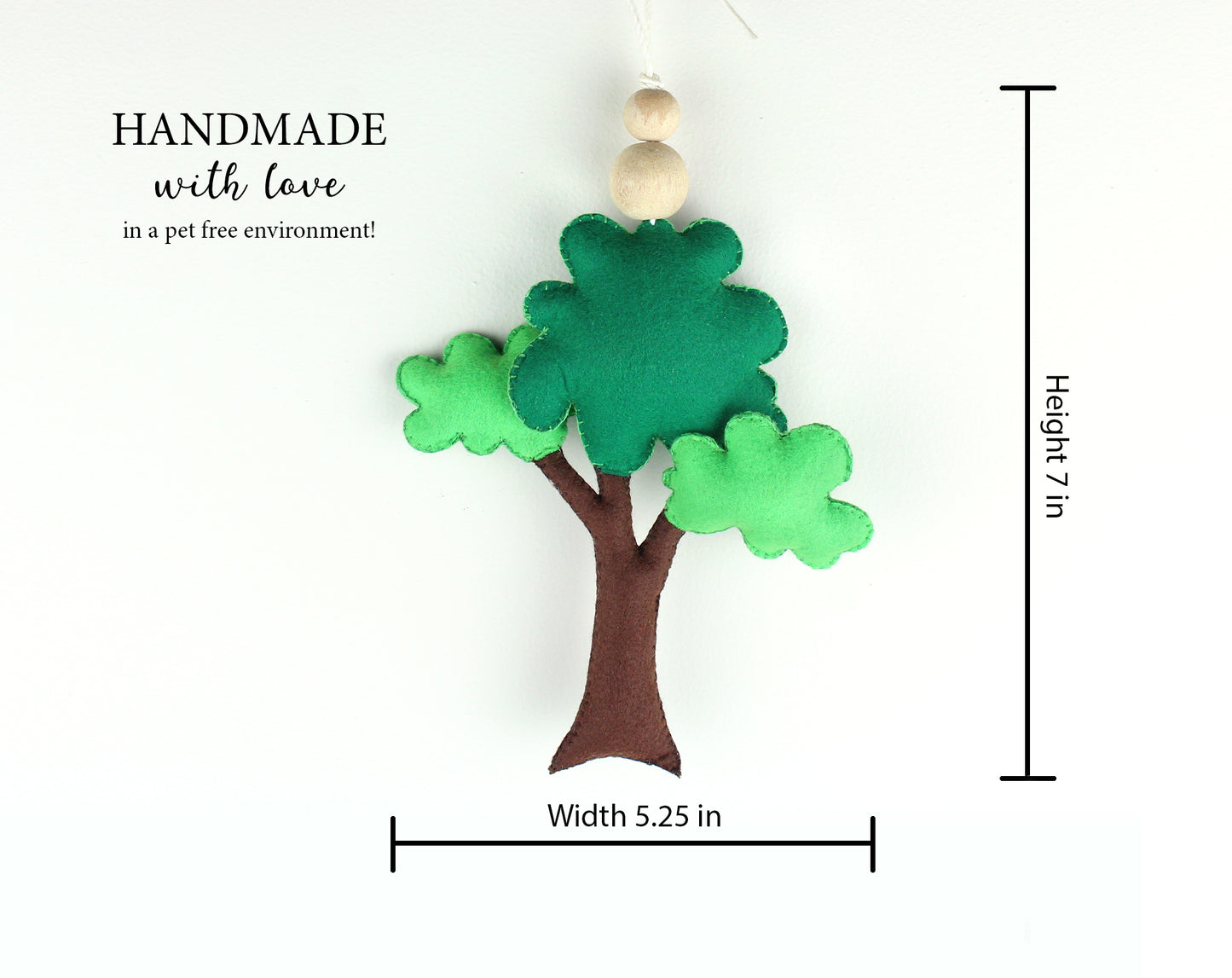Tropical Tree Hanging Toy Ornament