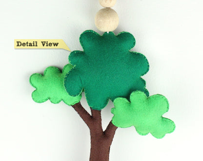Tropical Tree Hanging Toy Ornament